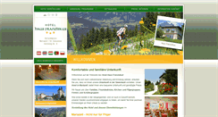 Desktop Screenshot of haus-franziskus.at